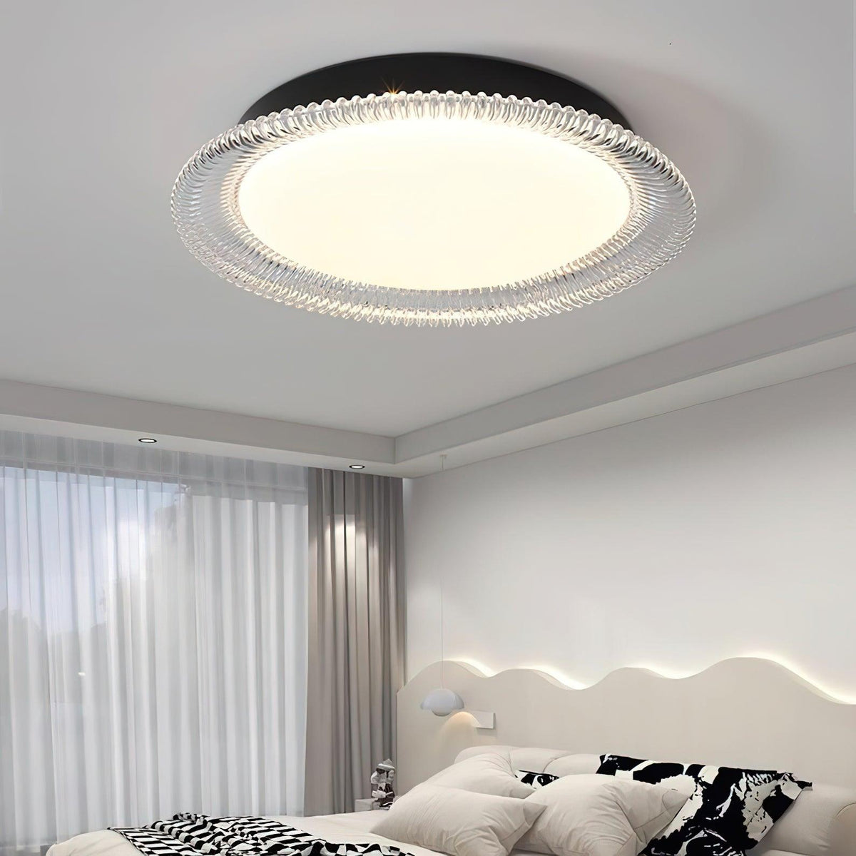 Crystaline Minimalistische plafondlamp van aluminium