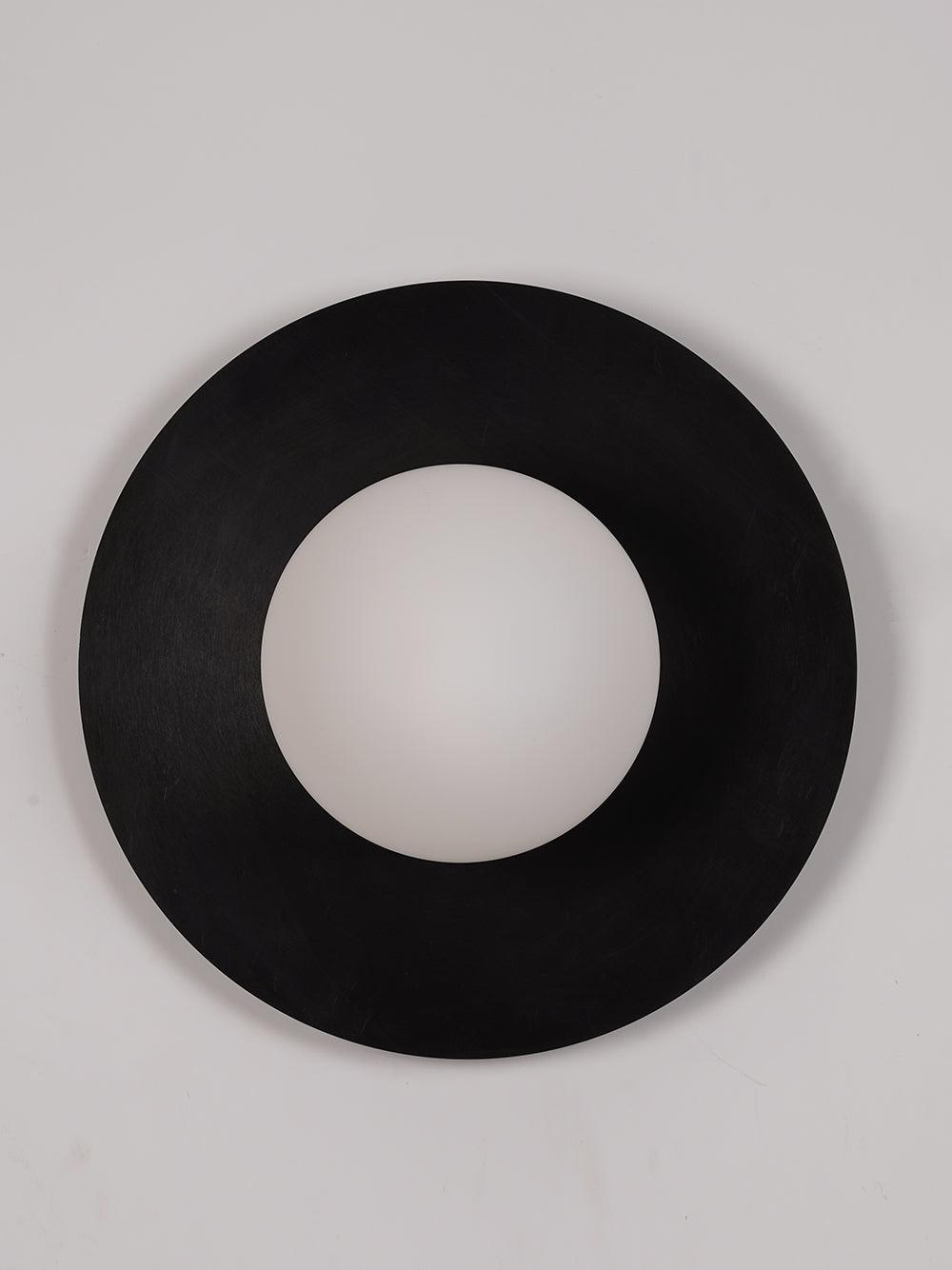 Elem modern Minimalistisch Rond Kunstzinnig Messing Glas Wandlamp