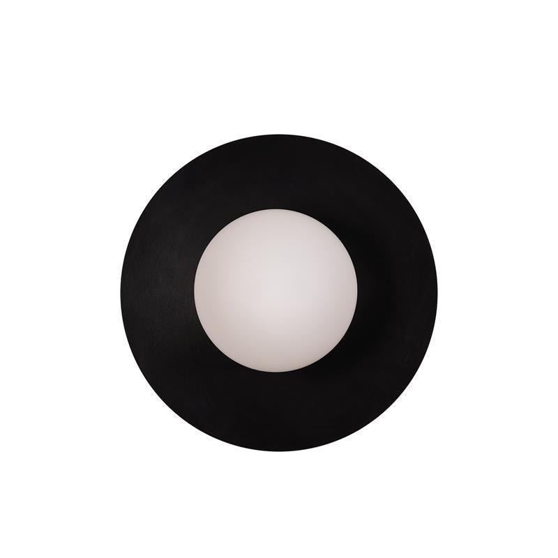 Elem modern Minimalistisch Rond Kunstzinnig Messing Glas Wandlamp