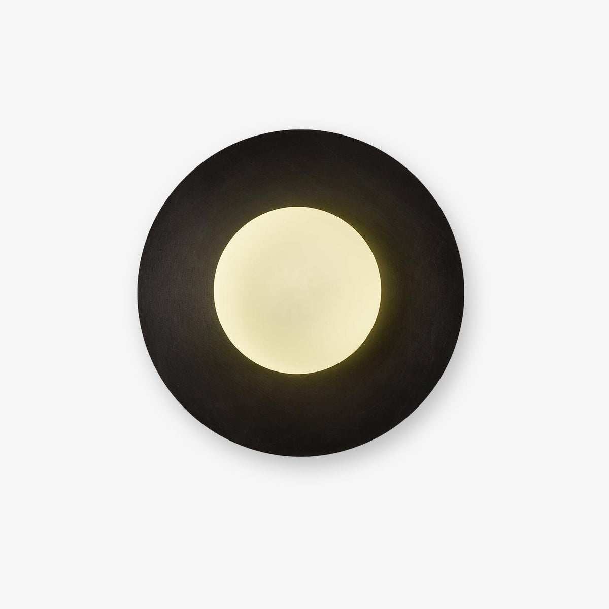 Elem modern Minimalistisch Rond Kunstzinnig Messing Glas Wandlamp