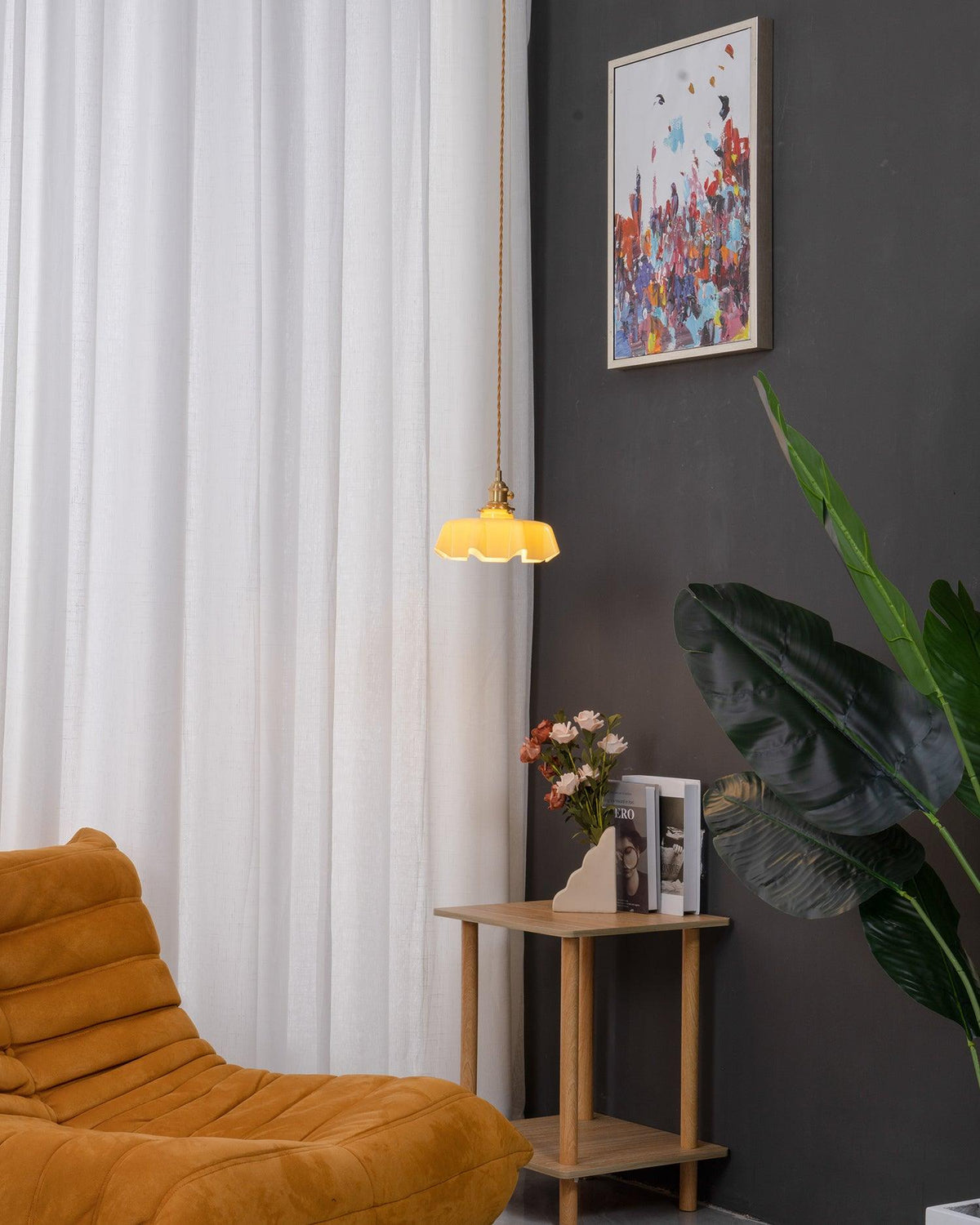 Liorivora hanglamp French Flower voor eetkamer