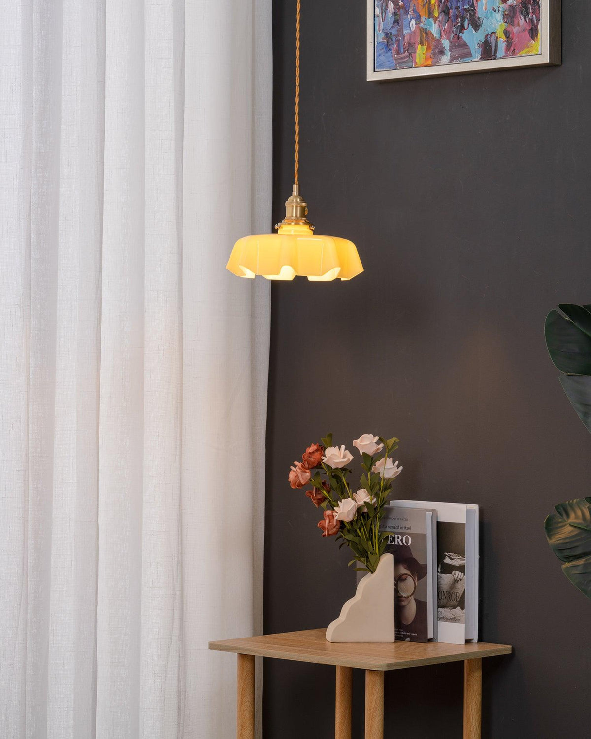 Liorivora hanglamp French Flower voor eetkamer