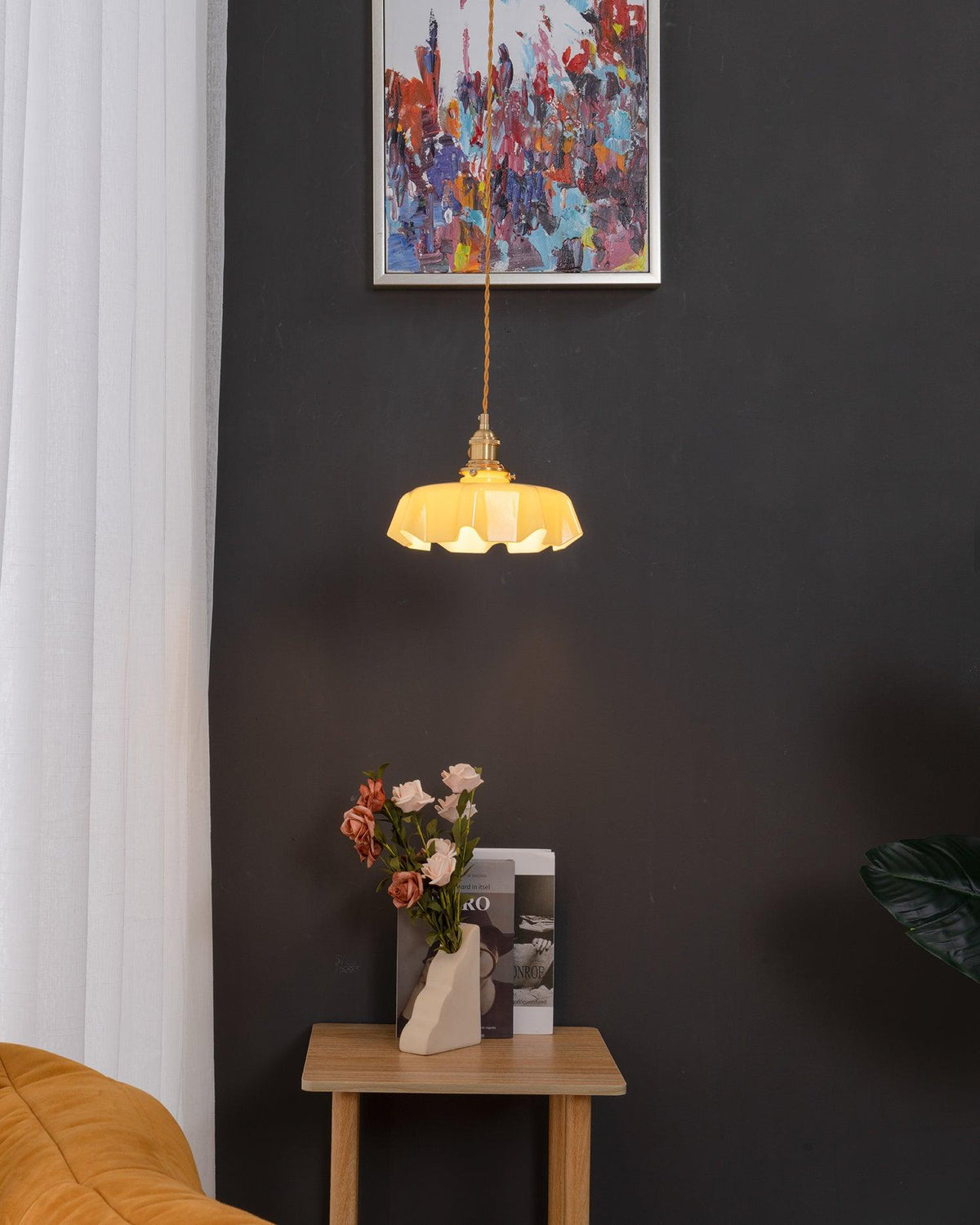 Liorivora hanglamp French Flower voor eetkamer