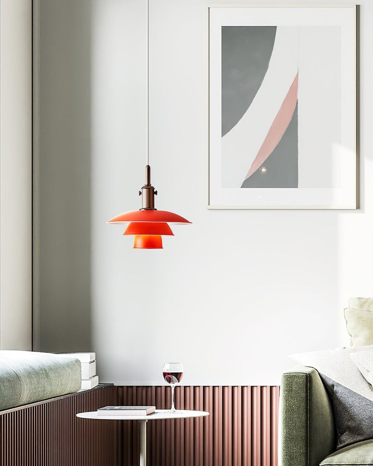 Velanenne hanglamp rood