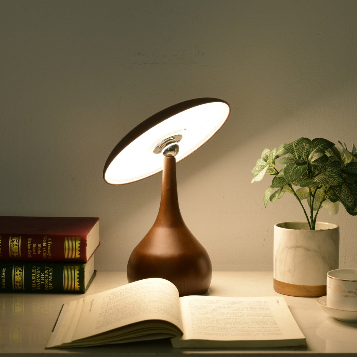Orbis Vintage Houten tafellamp