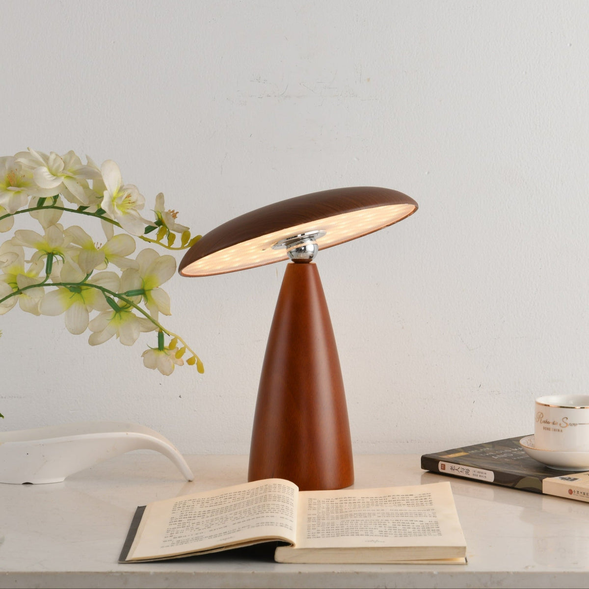 Orbis Vintage Houten tafellamp