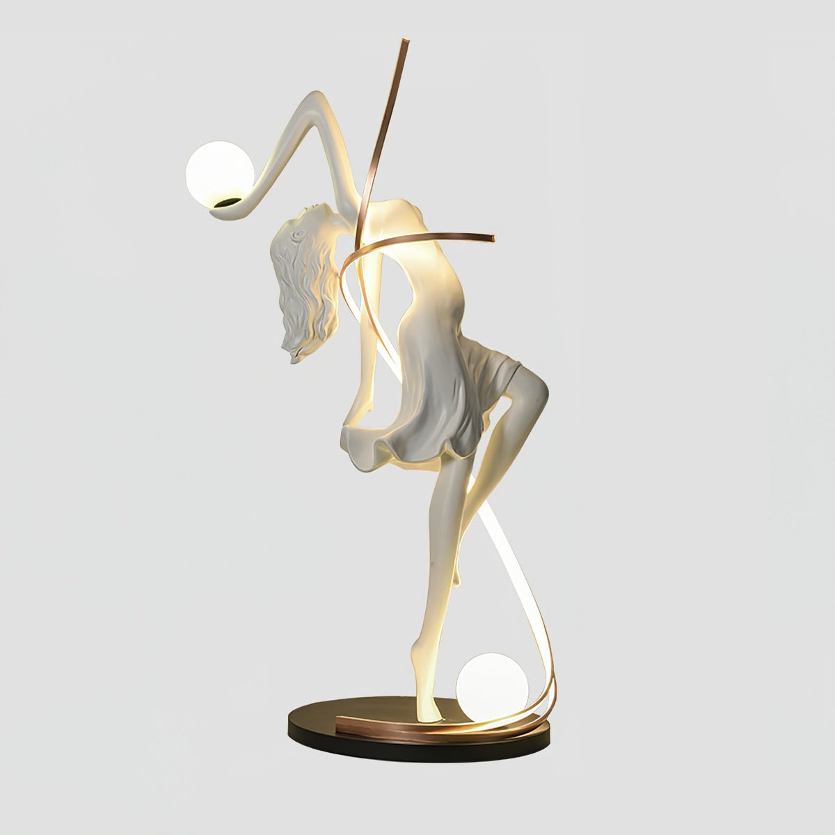 Mirorelia vloerlamp Goddess Statue elegant