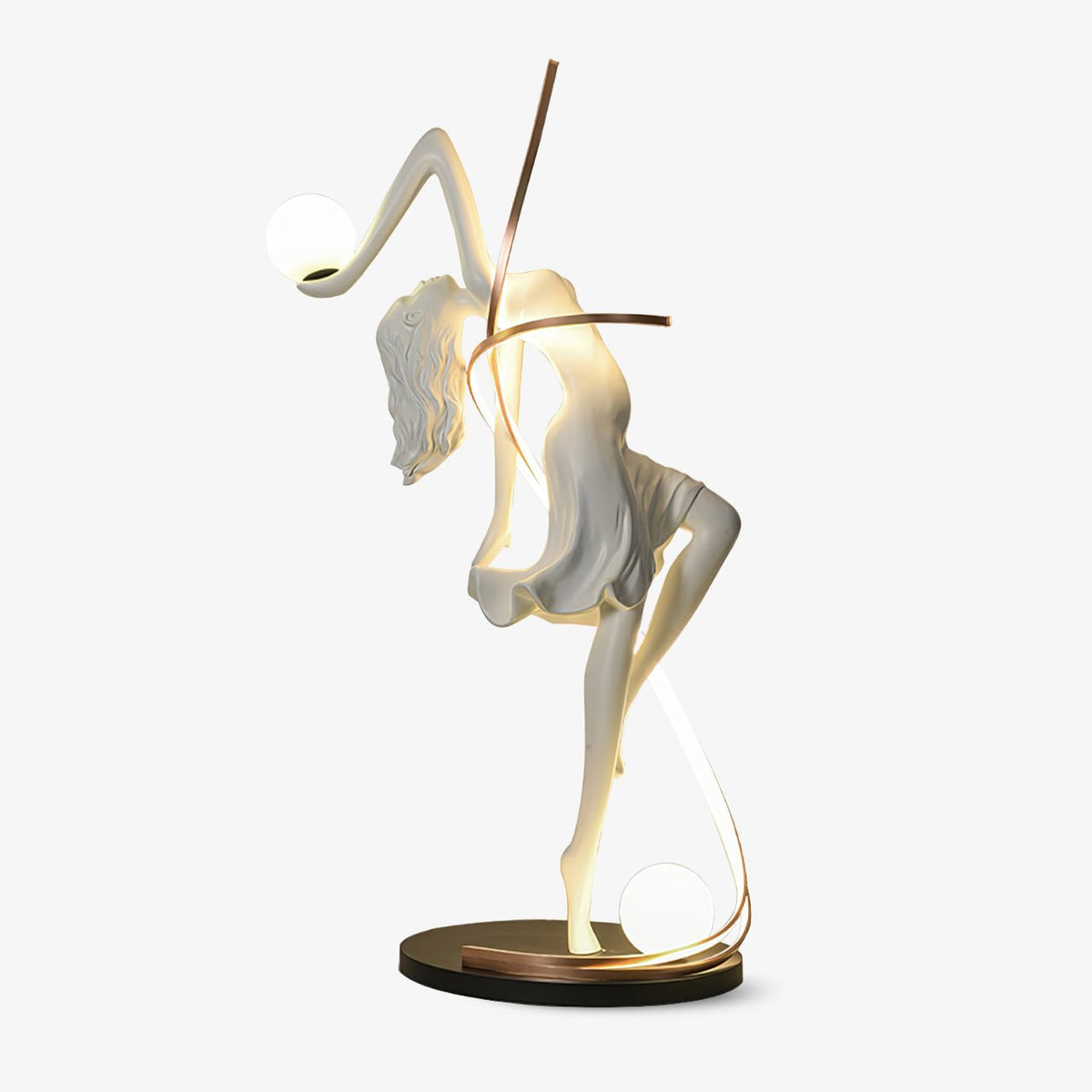 Mirorelia vloerlamp Goddess Statue elegant