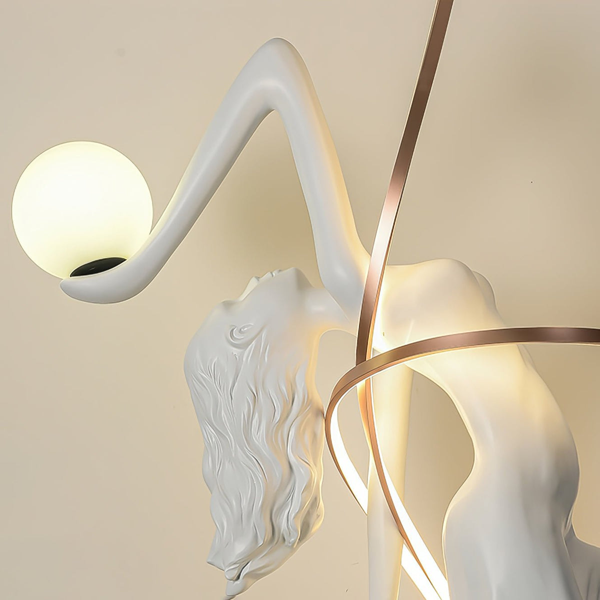 Mirorelia vloerlamp Goddess Statue elegant