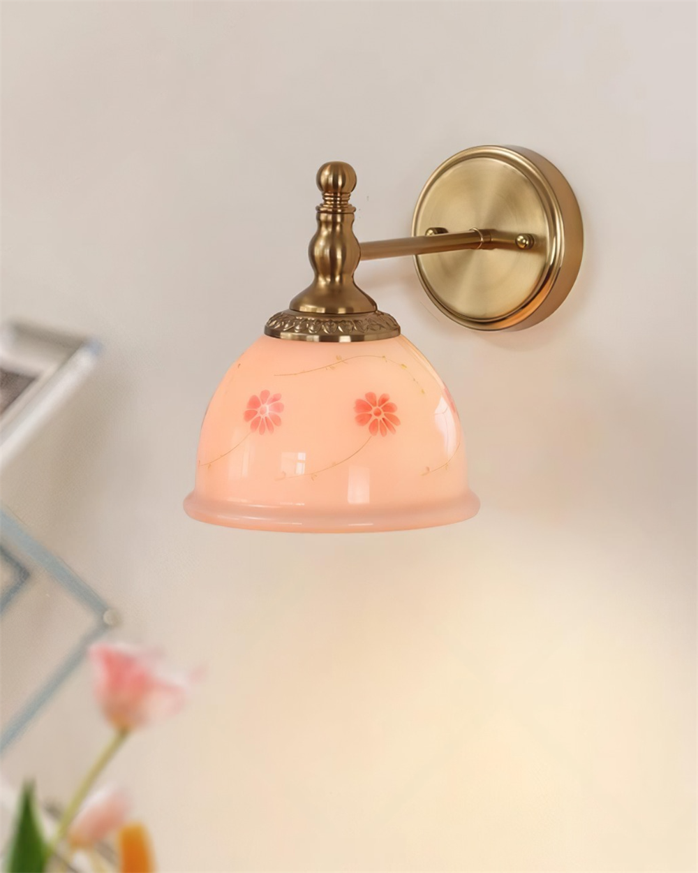 Mishya Bloemmotief wandlamp