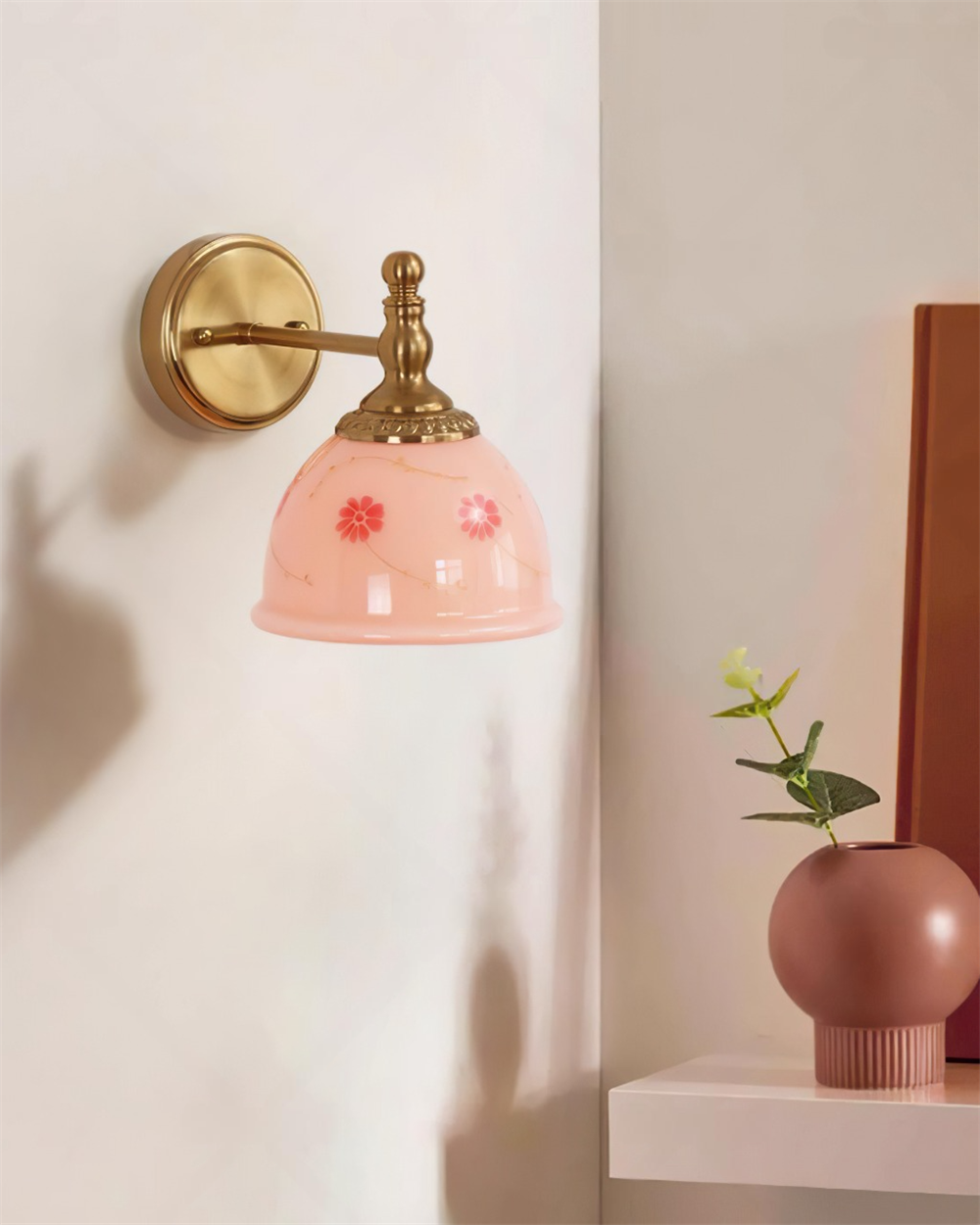 Mishya Bloemmotief wandlamp