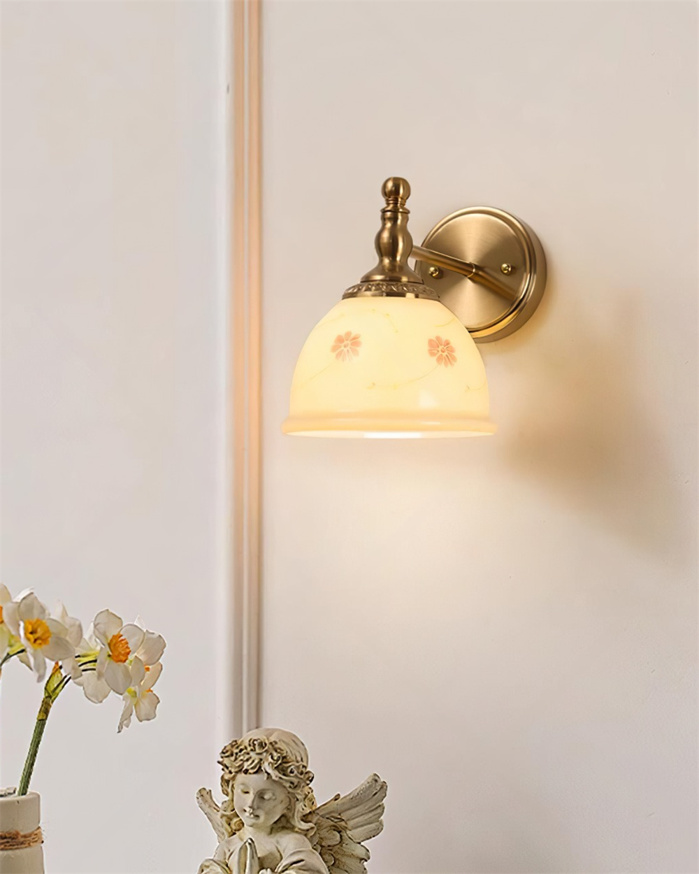 Mishya Bloemmotief wandlamp