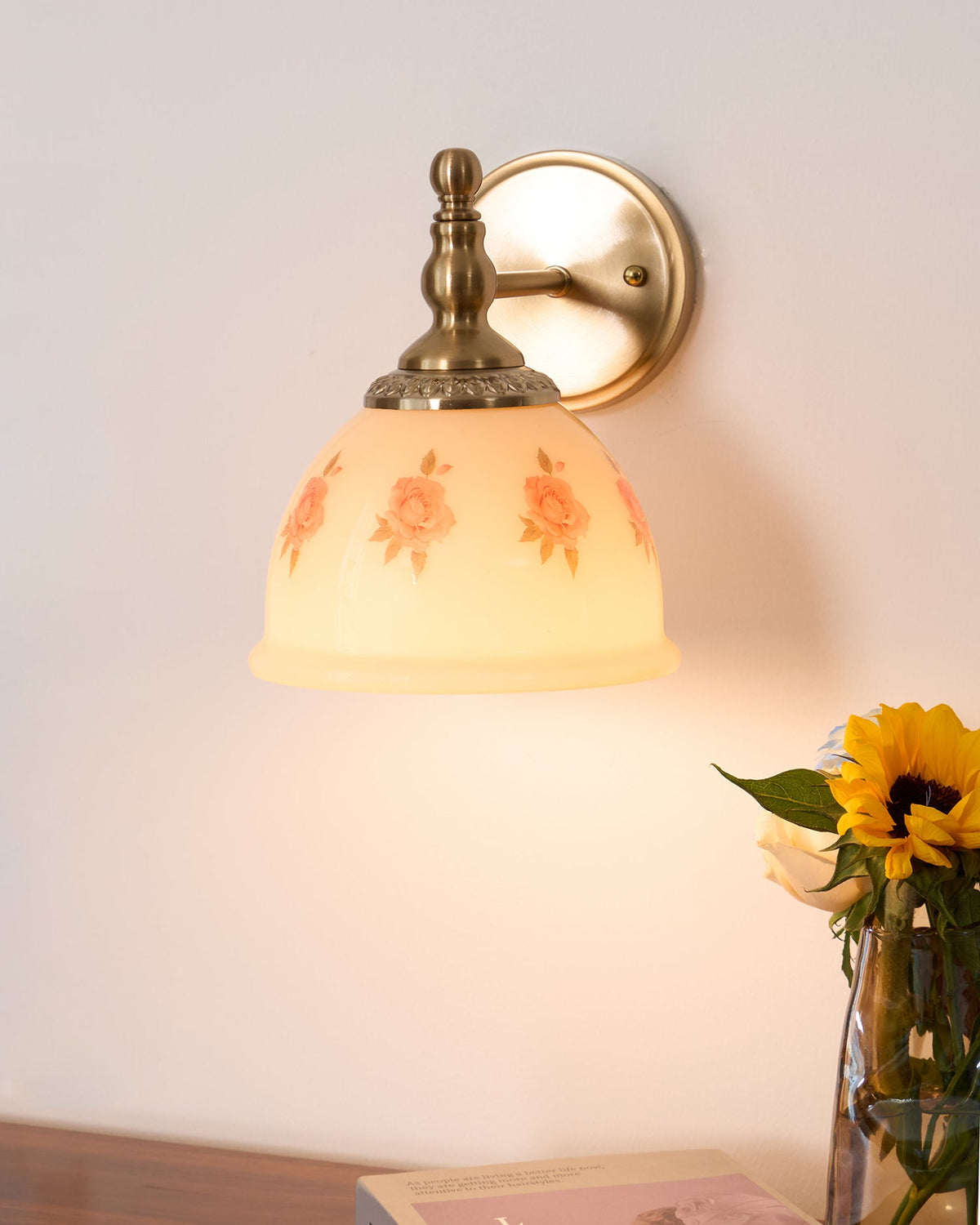 Mishya Bloemmotief wandlamp