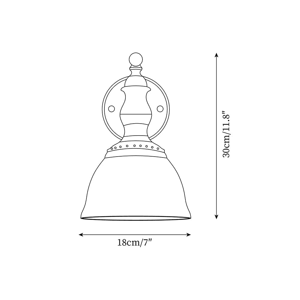 Mishya Bloemmotief wandlamp