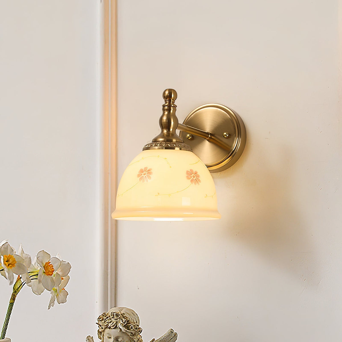 Mishya Bloemmotief wandlamp