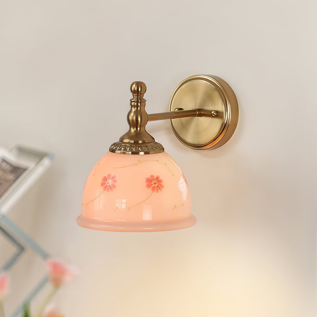Mishya Bloemmotief wandlamp