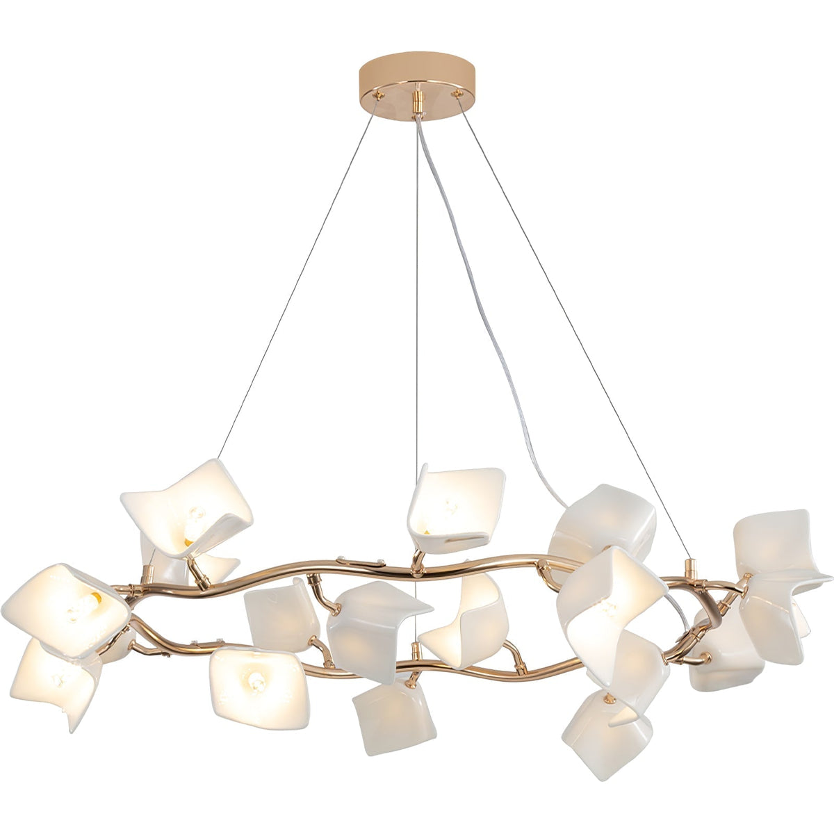 Arthearae Postmodern luxe Flora Ceramics Kroonluchter