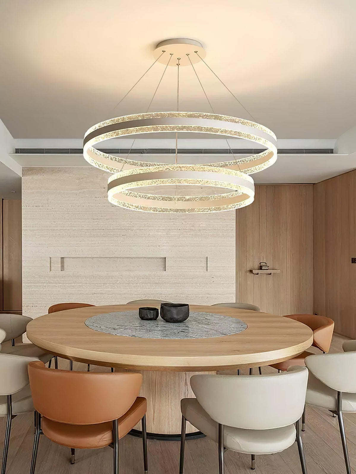 Aroxen Hanglamp modern LED Cirkelringen