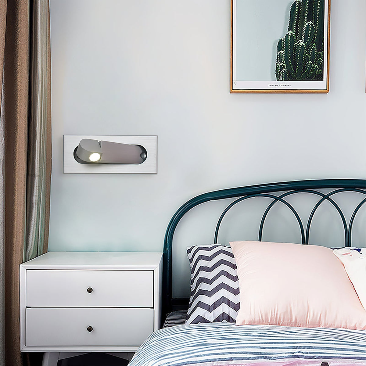 Lumisiella verstelbare moderne ledleeslamp voor naast het bed