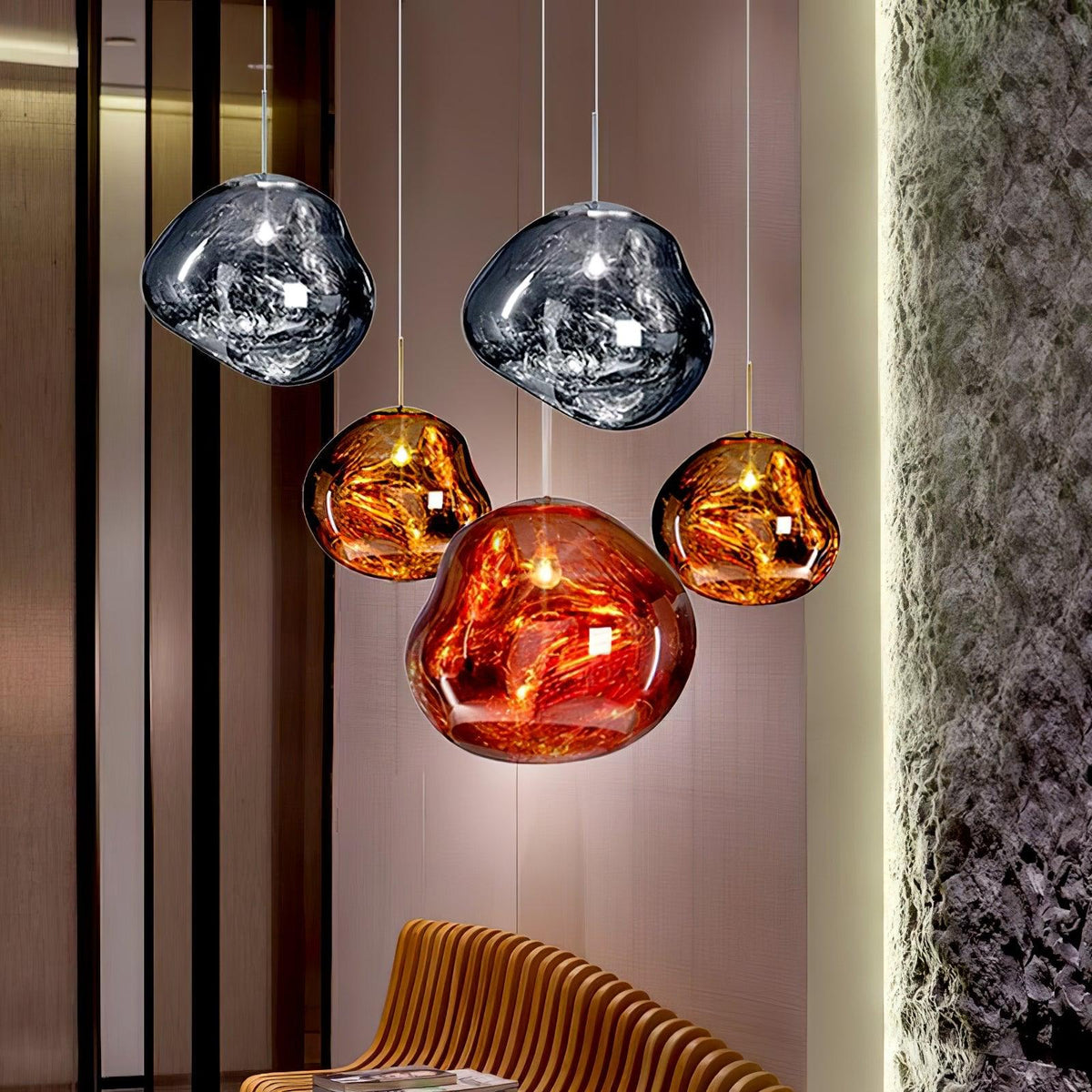 Niriena hanglamp modern lava acrylaat