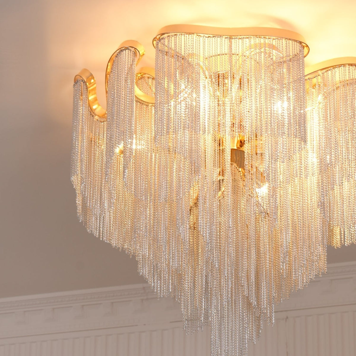 Mevrin Moderne plafondlamp met Tassel Art