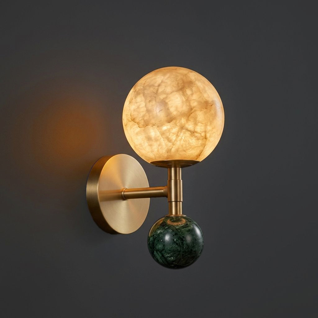 Tarrowcombe albast wandlamp