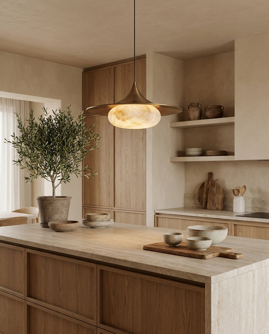 Fallowcrest albast hanglamp