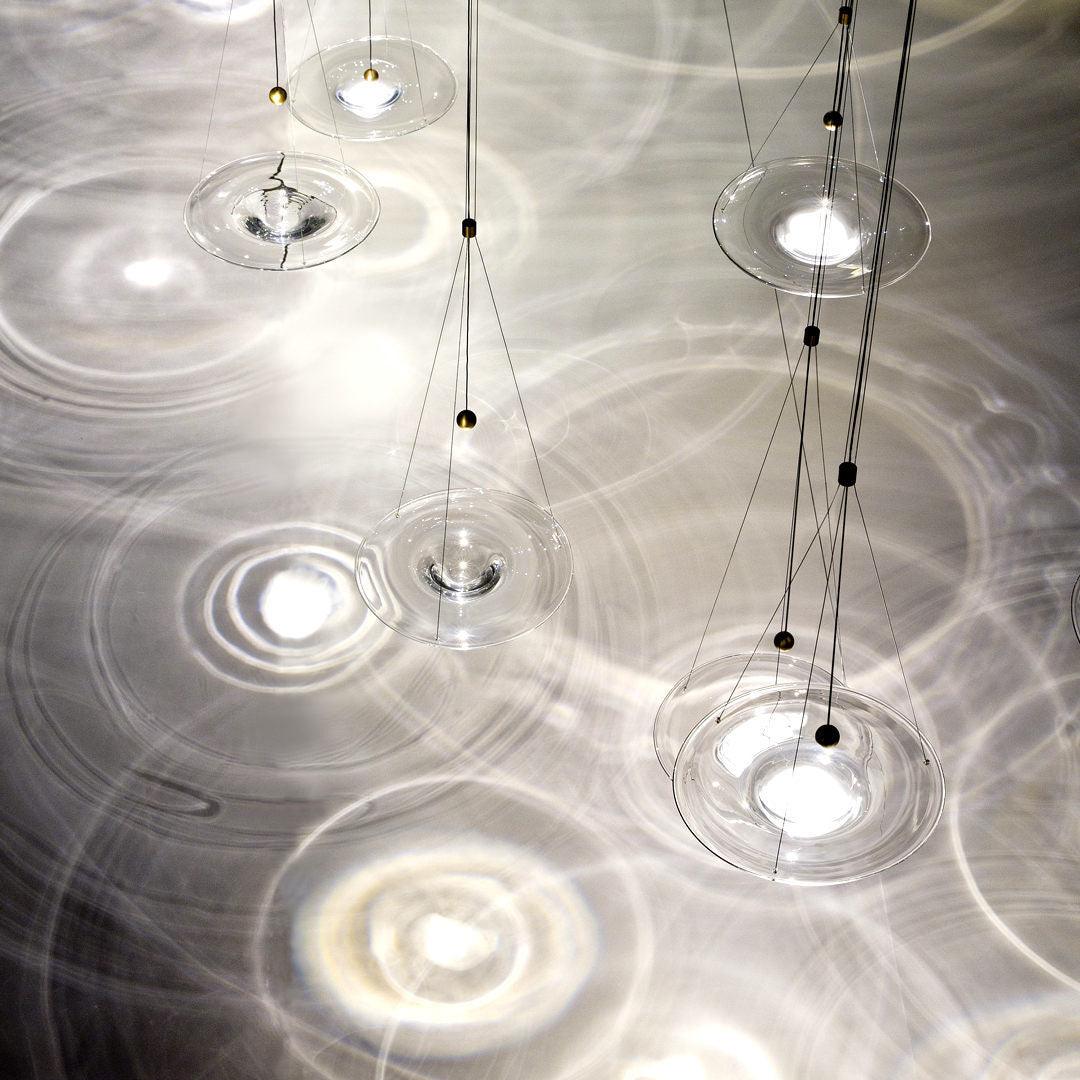 Aurivine hanglamp van messing met minimalistisch ontwerp