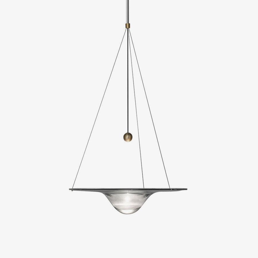 Aurivine hanglamp van messing met minimalistisch ontwerp