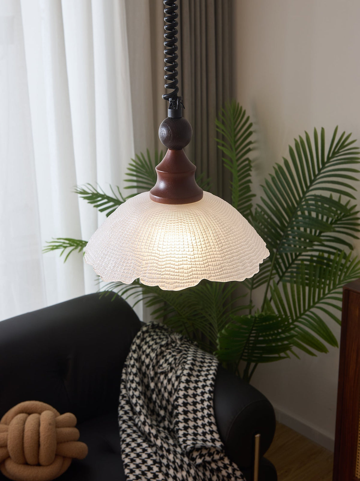 Nydoreth elegantie Vintage Art Houten hanglamp