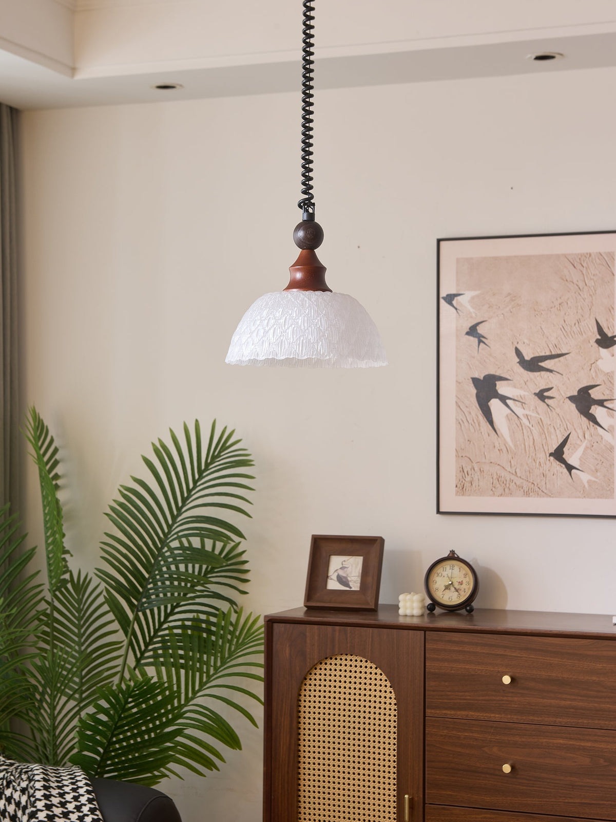 Nydoreth elegantie Vintage Art Houten hanglamp