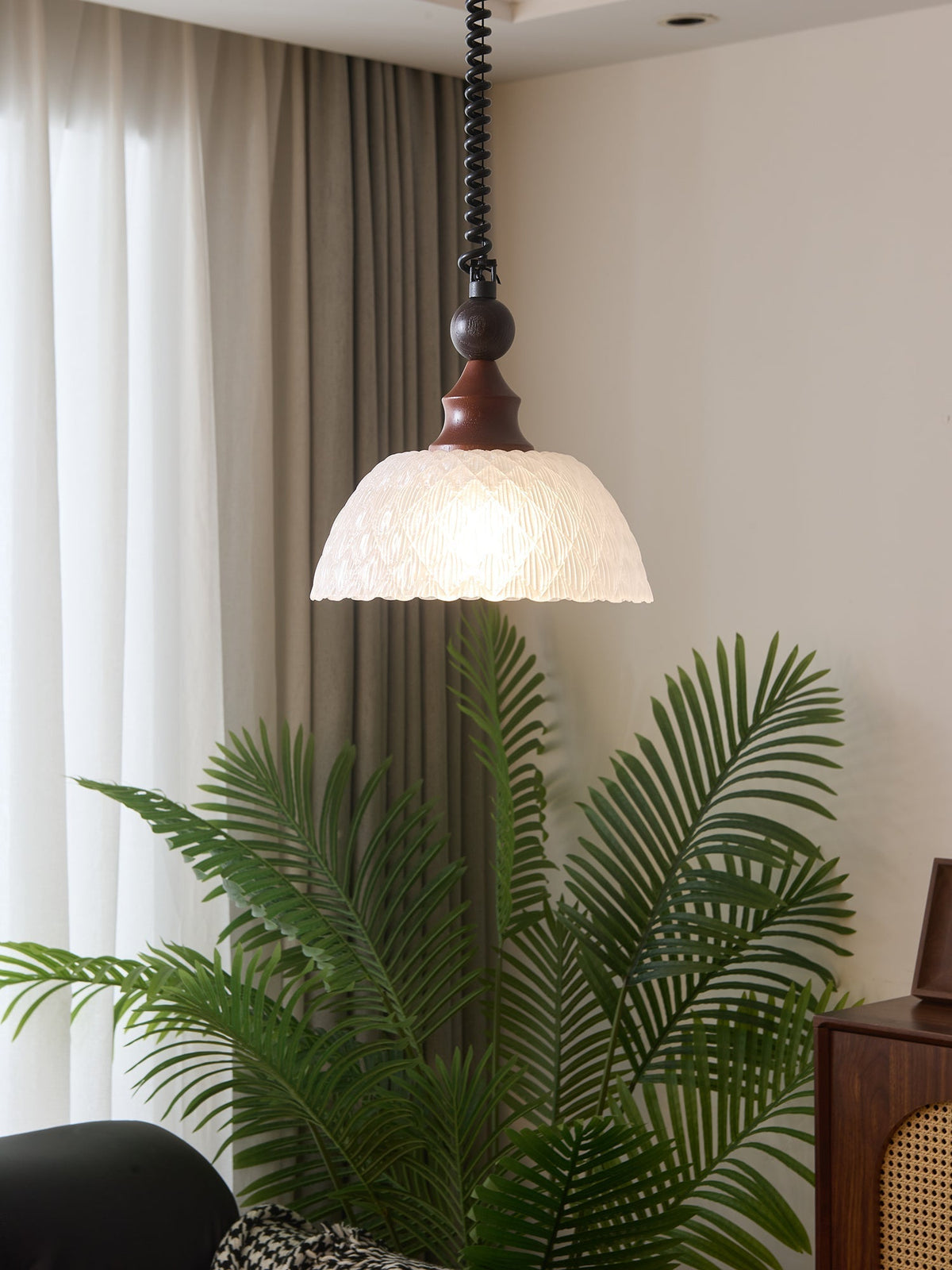Nydoreth elegantie Vintage Art Houten hanglamp