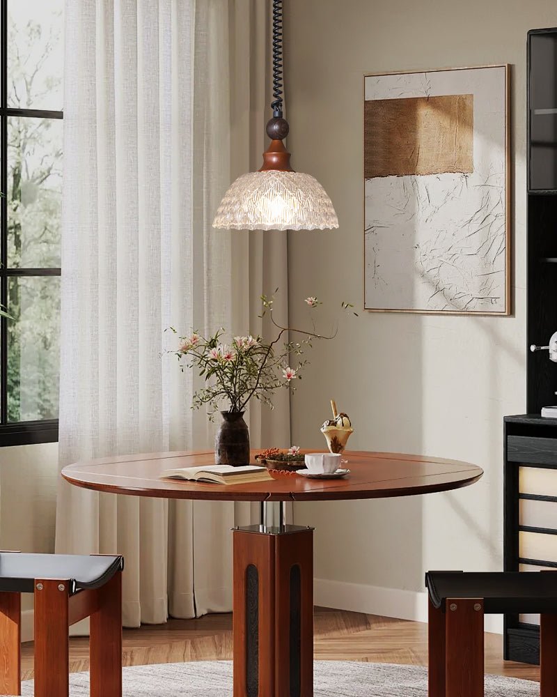 Nydoreth elegantie Vintage Art Houten hanglamp