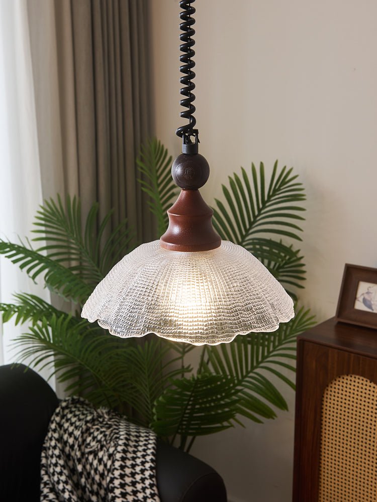 Nydoreth elegantie Vintage Art Houten hanglamp