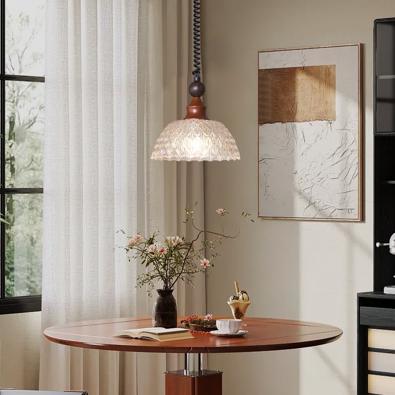 Nydoreth elegantie Vintage Art Houten hanglamp