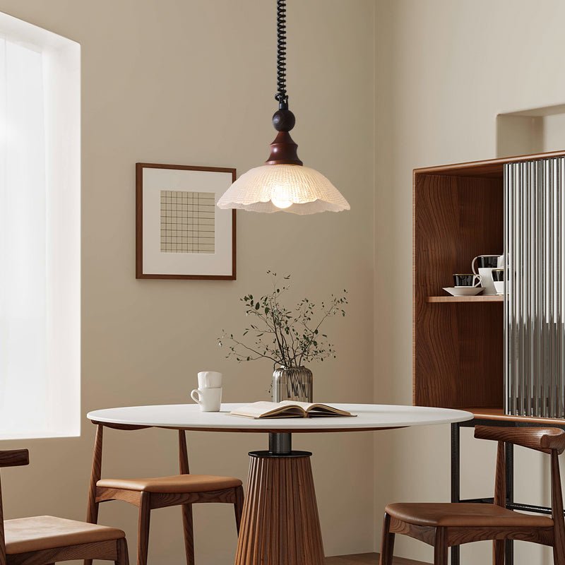 Nydoreth elegantie Vintage Art Houten hanglamp