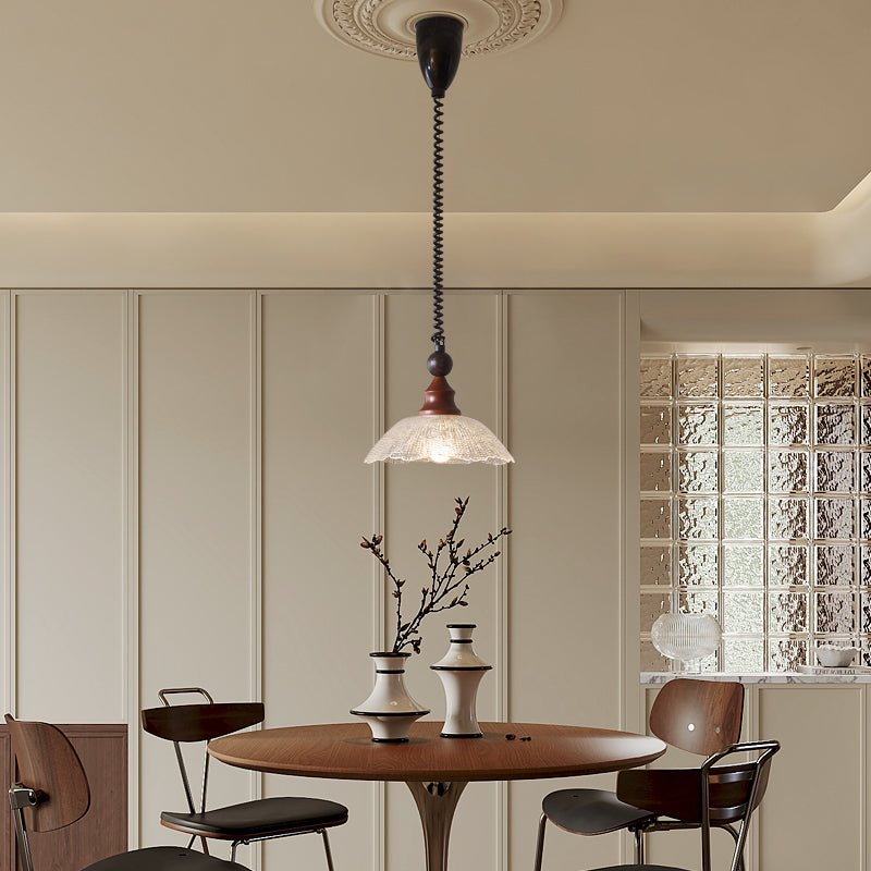 Nydoreth elegantie Vintage Art Houten hanglamp