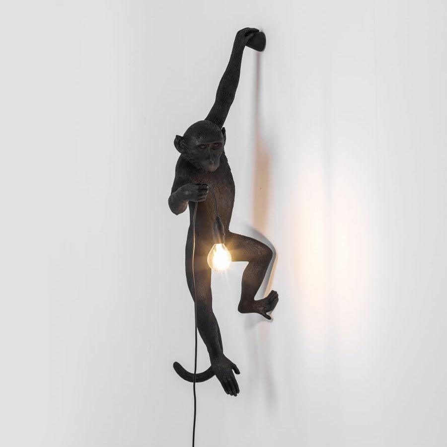 Bnx Art uniek Monkey hars wandlamp