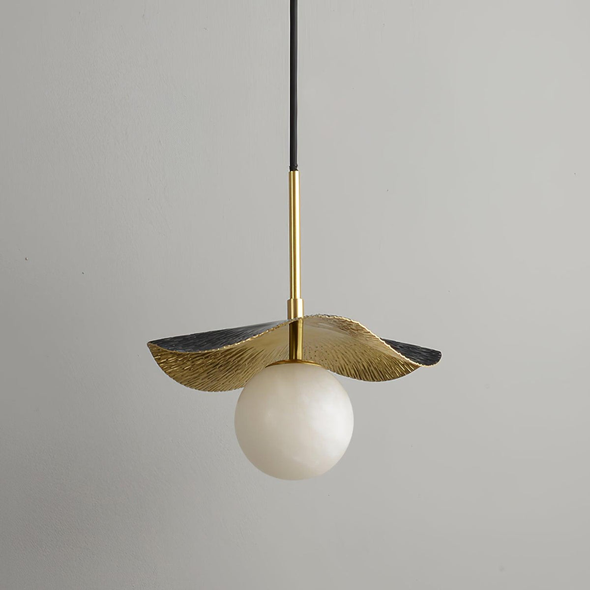 Talem hanglamp met albasten plafondkap