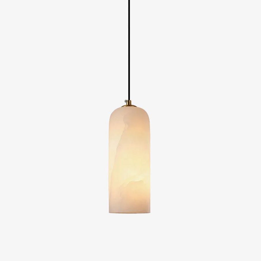 Nivenira cilindrische hanglamp van albast