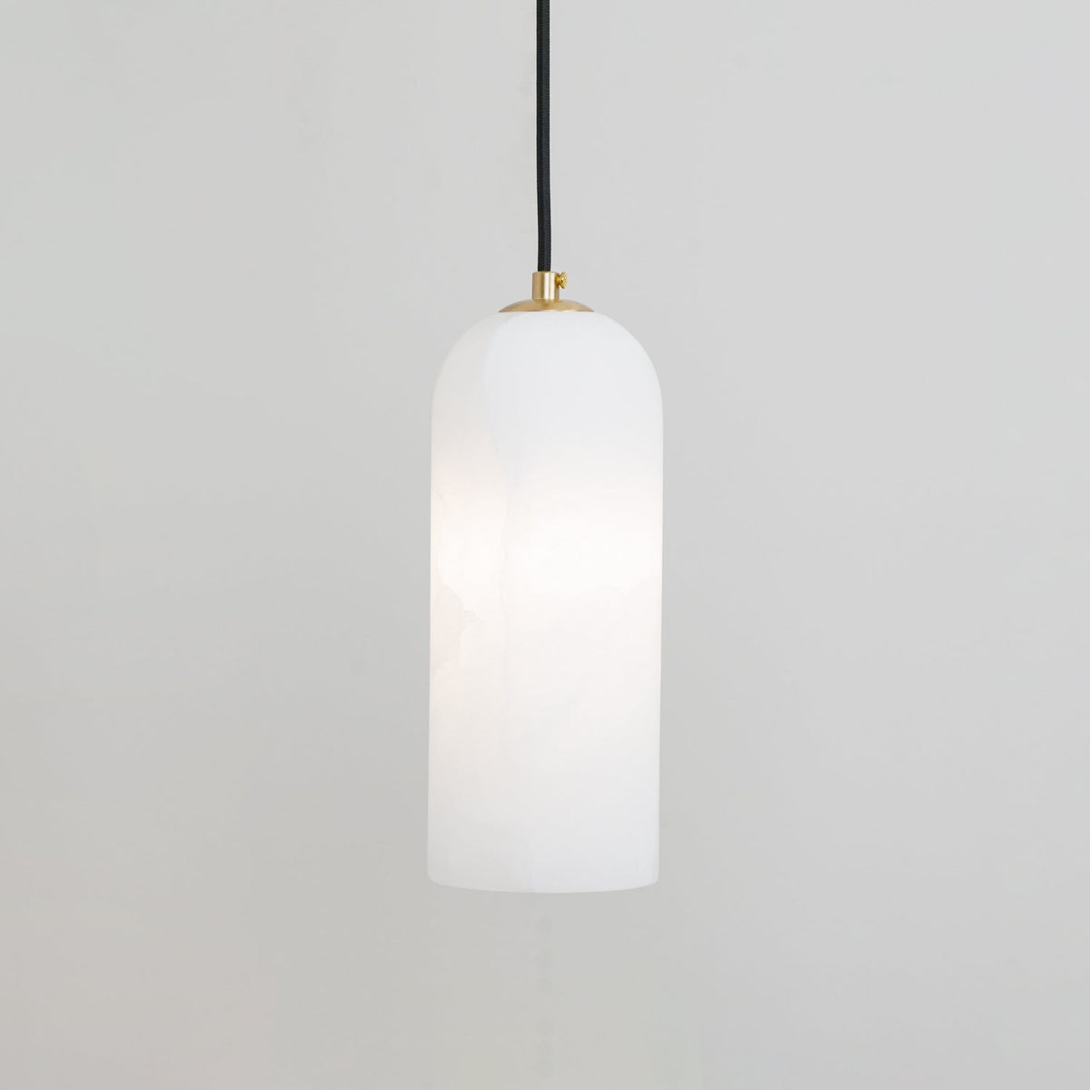 Nivenira cilindrische hanglamp van albast
