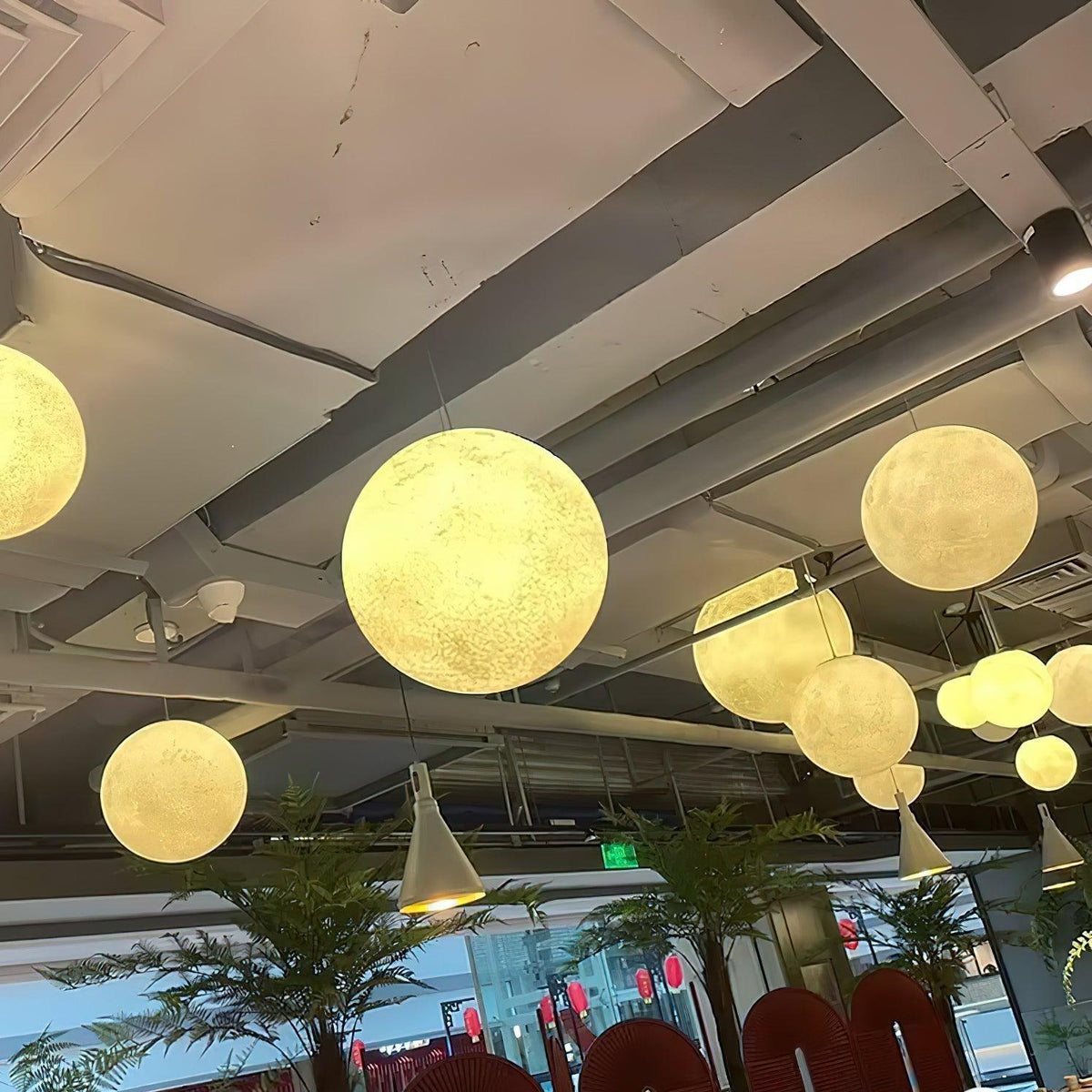 Miralaine hanglamp maansvormig voor woonkamer
