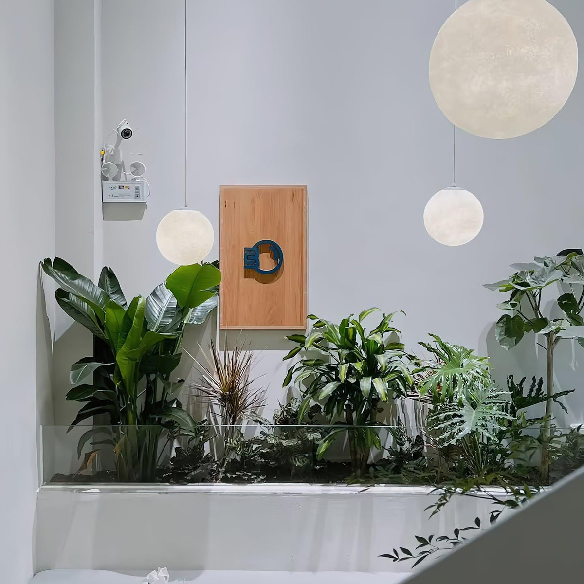 Miralaine hanglamp maansvormig voor woonkamer