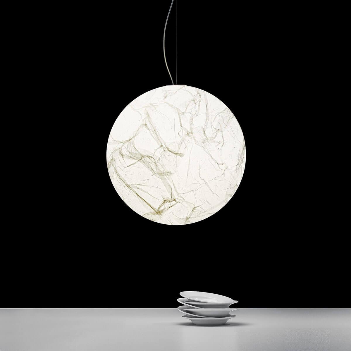 Bolvormig Minimalistisch Zijde Hanglamp
