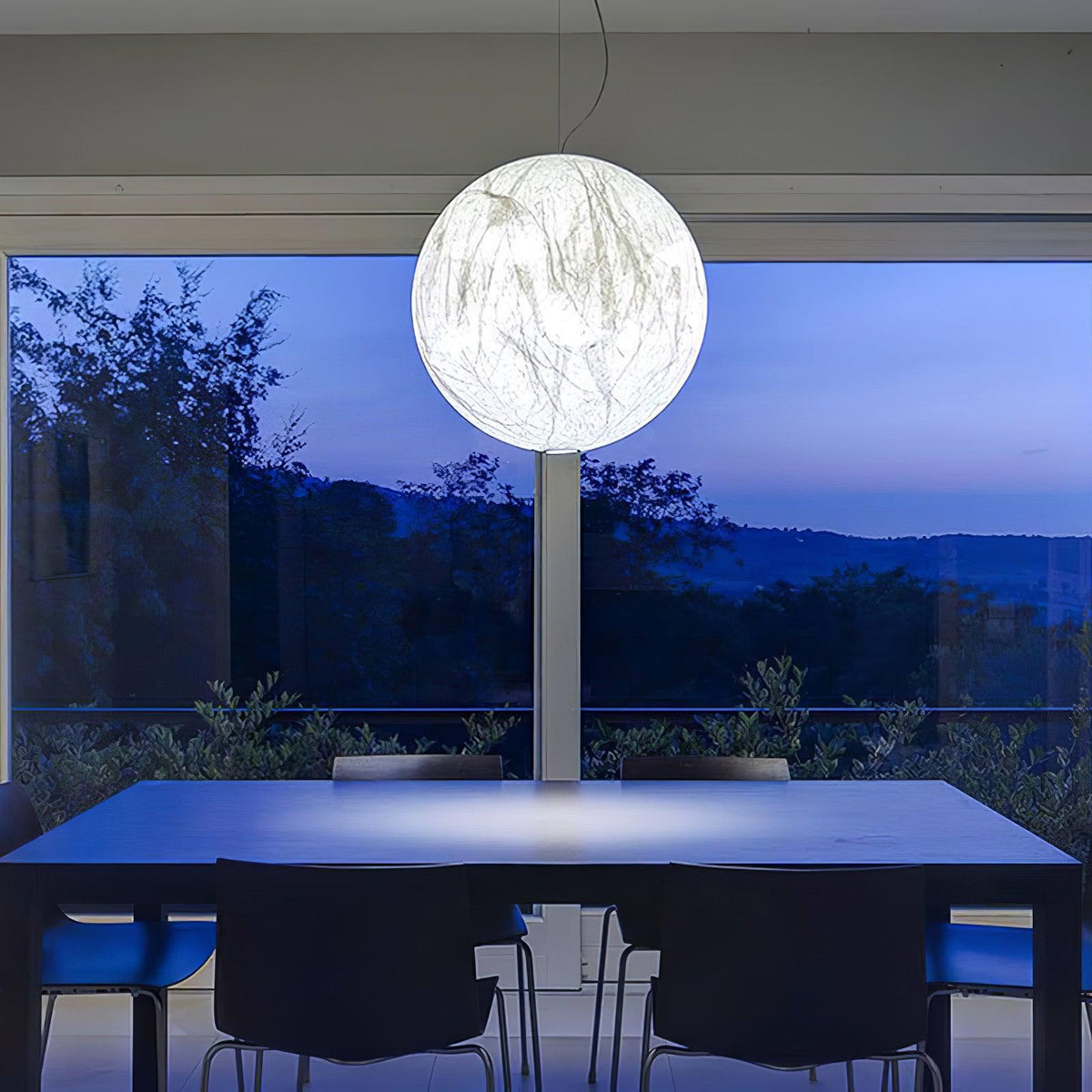 Bolvormig Minimalistisch Zijde Hanglamp