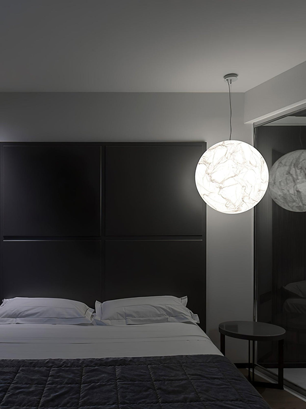 Bolvormig Minimalistisch Zijde Hanglamp
