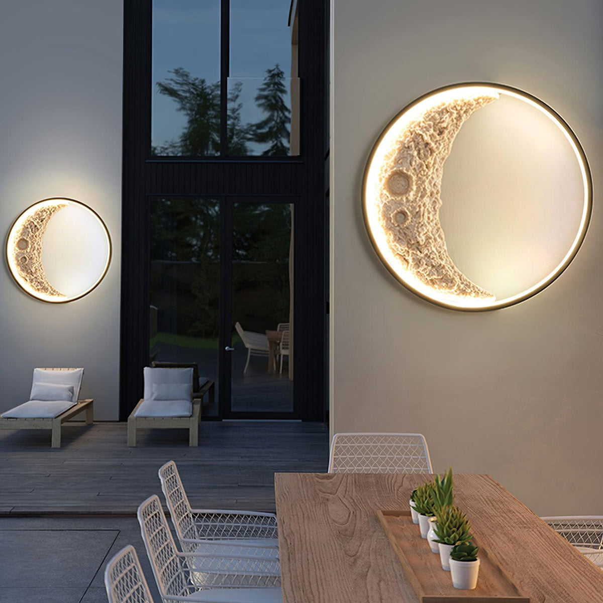 Dua Premium Noordse kunst hars wandlamp
