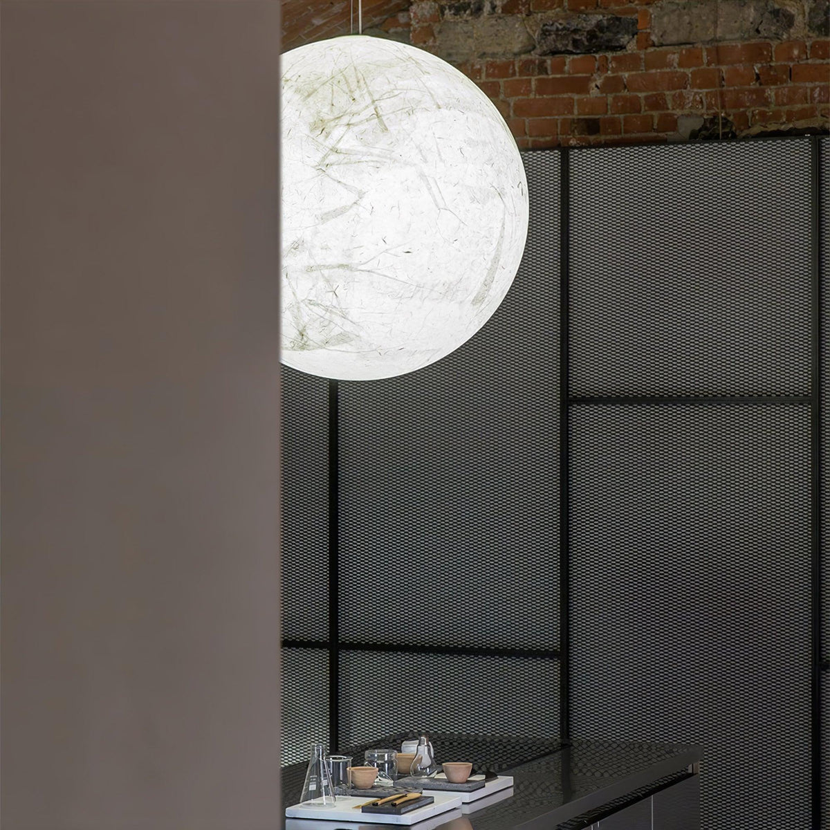 Bolvormig Minimalistisch Zijde Hanglamp