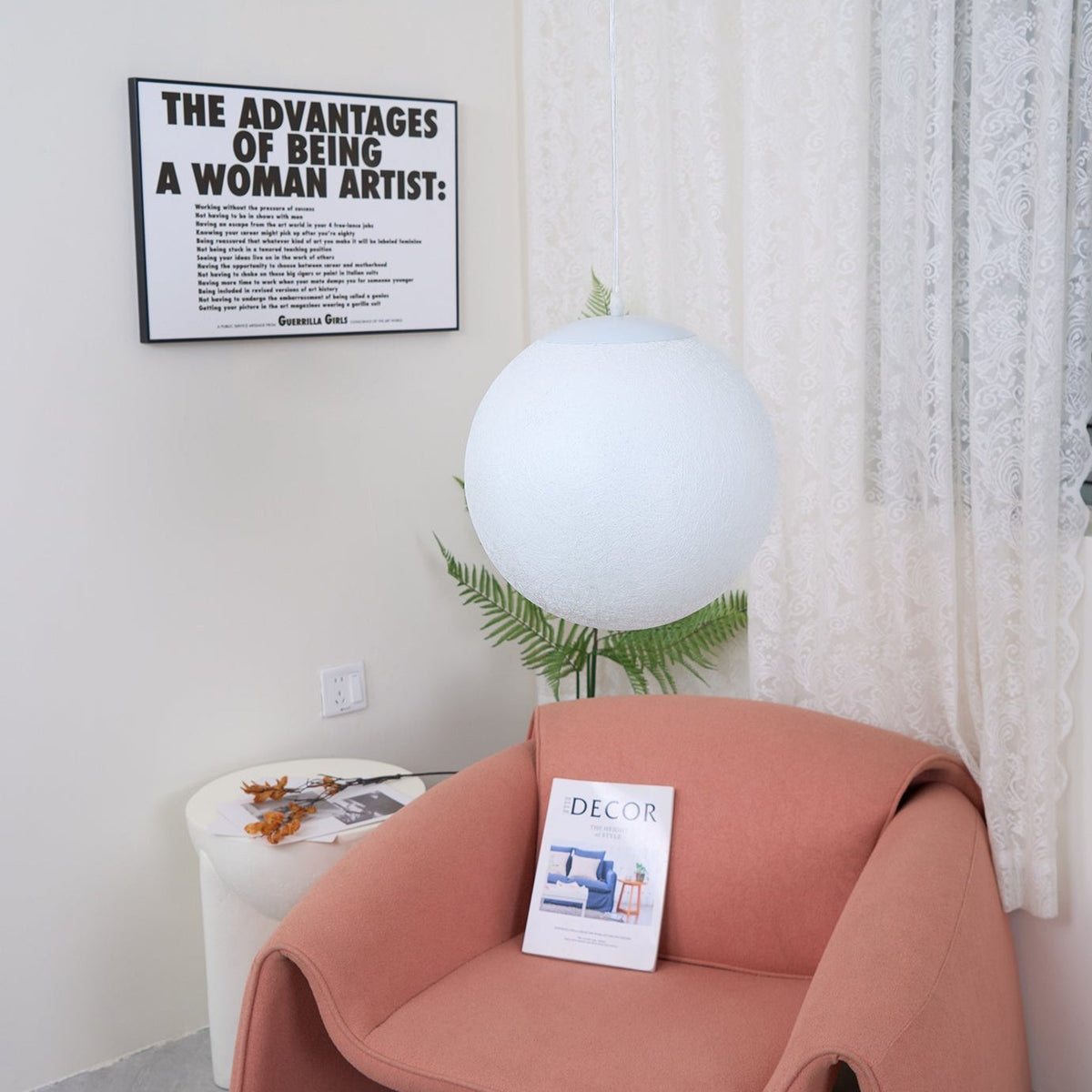 Miralaine hanglamp maansvormig voor woonkamer