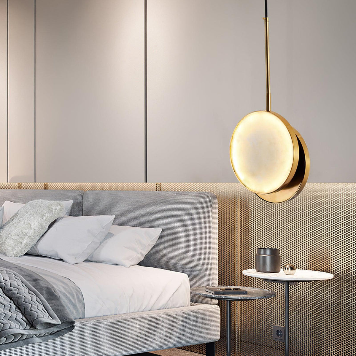 Synoryra Dual Disc albasten hanglamp